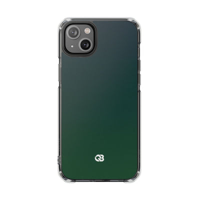 Green Impact MagSafe Phone Case for iPhone - Midnight Pine Horizon
