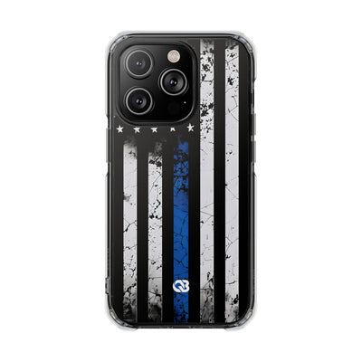 Gritty Cobalt Flag · Impact Phone Case for iPhone · Magsafe