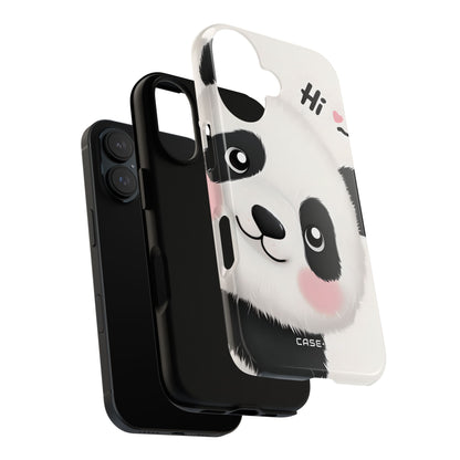 Panda Glow iPhone 16 Case - Tough