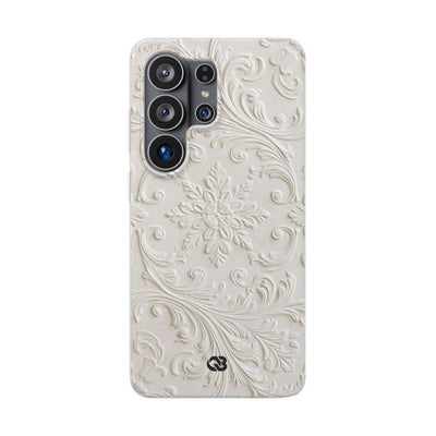 Sculpted Acanthus Relief · Lite Phone Case for Samsung · White
