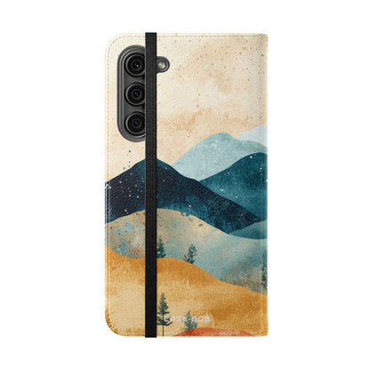 Blue Ridge Moon - Samsung S23+ Case - Wallet