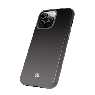 Grey Tough Phone Case for iPhone - Obsidian Ash Fade