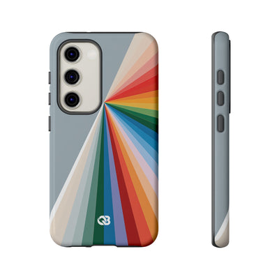 Grey Tough Phone Case for Samsung - Slate Prism Burst