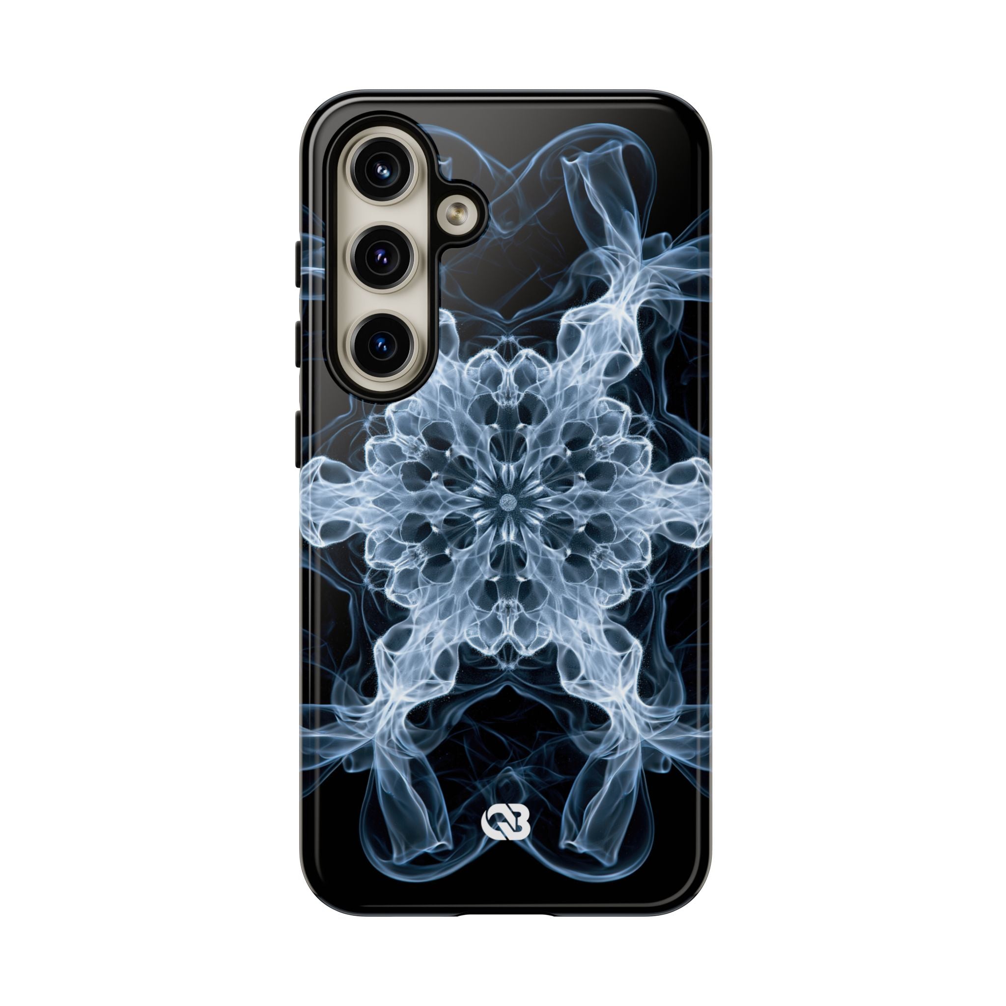 Blue Tough Phone Case for Samsung - Glacial Smoke Crown