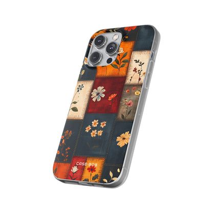 Patchwork Blooms iPhone 14 Pro Max Case - Soft