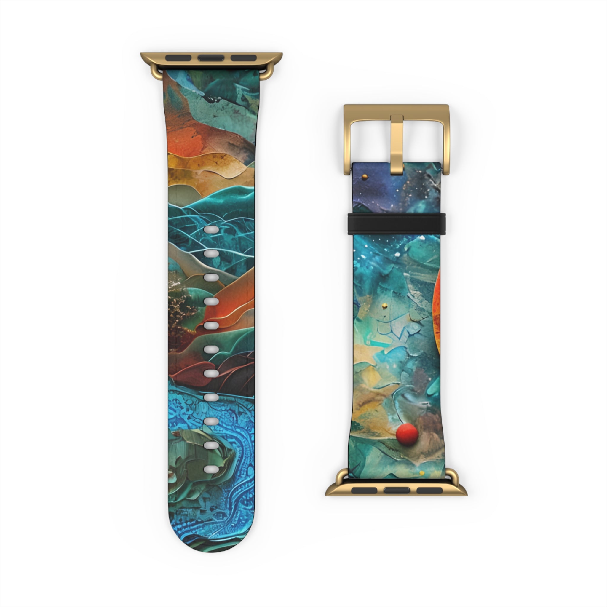 Solar Orbit Orange - Watch Band