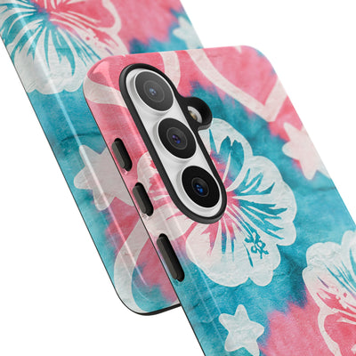 Tropical Hibiscus Bloom · Tough Phone Case for Samsung · Teal
