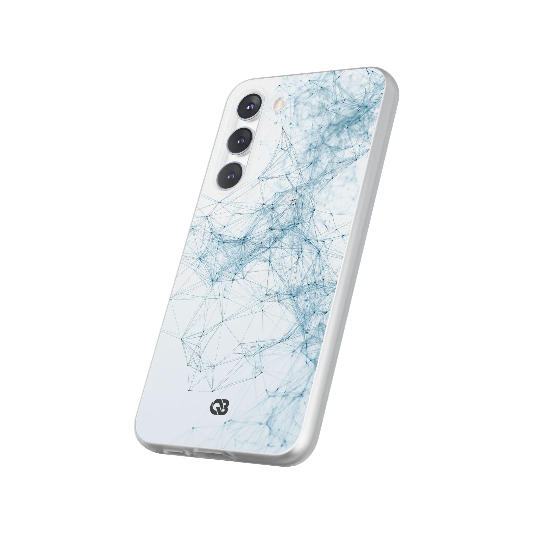 Blue Lite Phone Case for Samsung - Glacial Neural Web