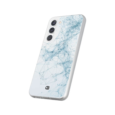 Blue Lite Phone Case for Samsung - Glacial Neural Web