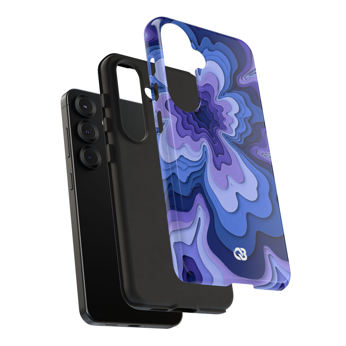 Periwinkle Strata Bloom · Tough Phone Case for Samsung · Purple