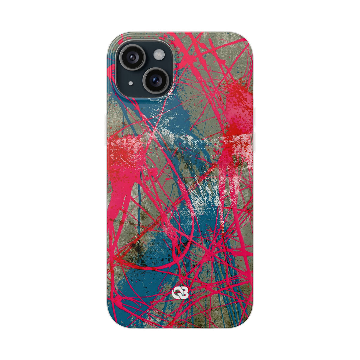 Neon Static Drip · Lite Phone Case for iPhone ·  Pink