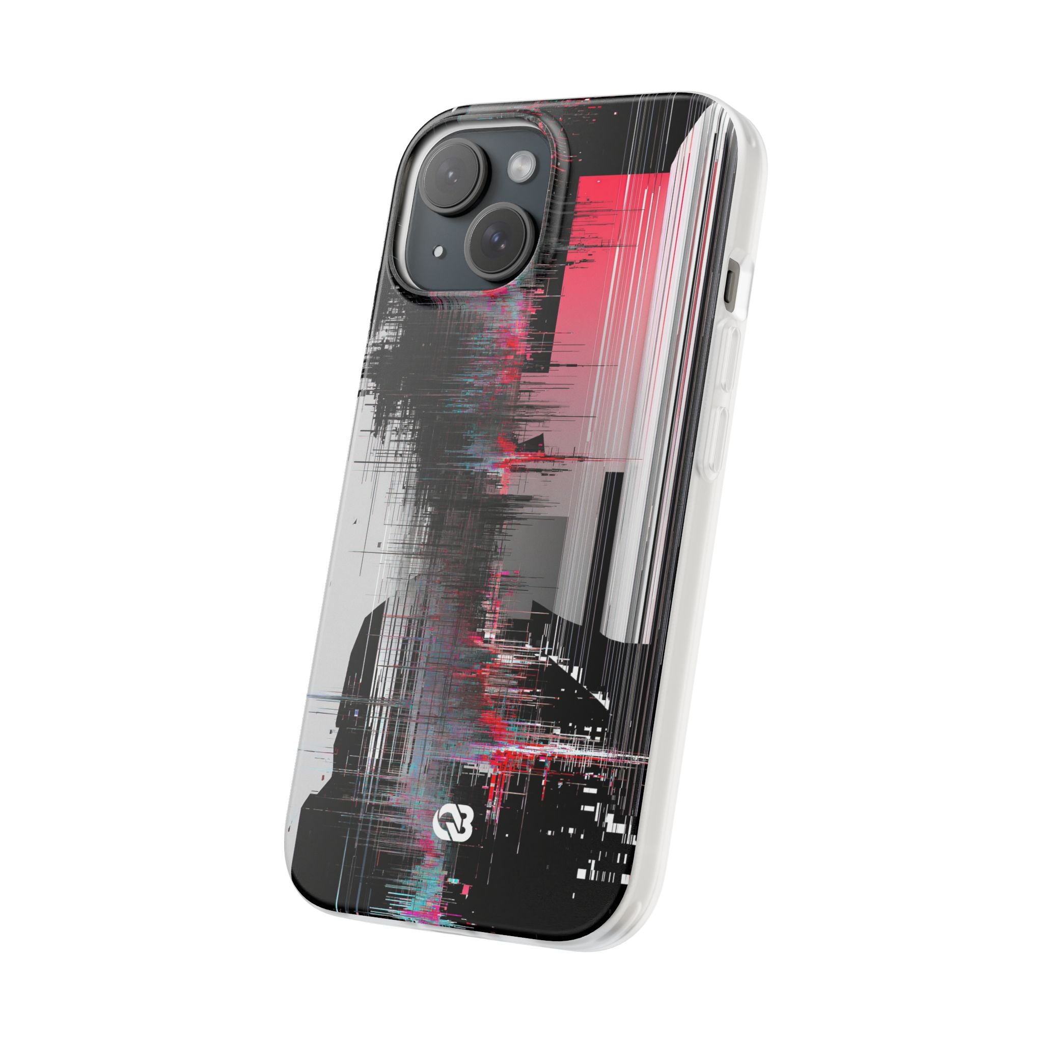 Black Lite Phone Case for iPhone - Crimson Data Leak