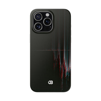 Black Lite Phone Case for iPhone - Corrupted Data Stream