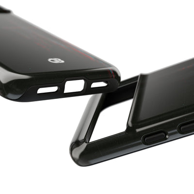 Black Tough Phone Case for Google Pixel - Corrupted Data Stream