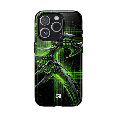 Cyber Sigil Grid · Tough 2.0 Magnetic Phone Case for iPhone · Green