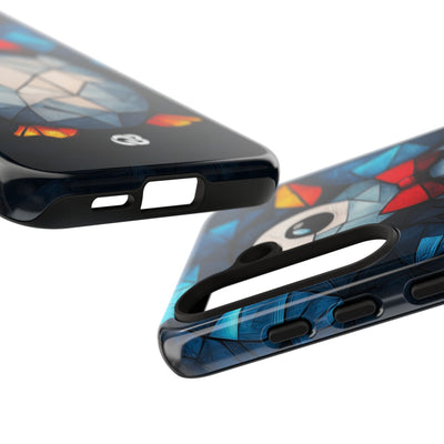 Mosaic Bowtie Penguin · Tough Hoesje voor Samsung