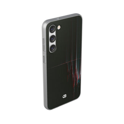 Black Lite Phone Case for Samsung - Corrupted Data Stream