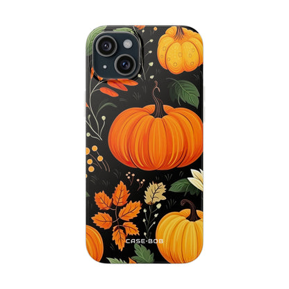 Pumpkin Glow iPhone 15 Plus Case - Soft