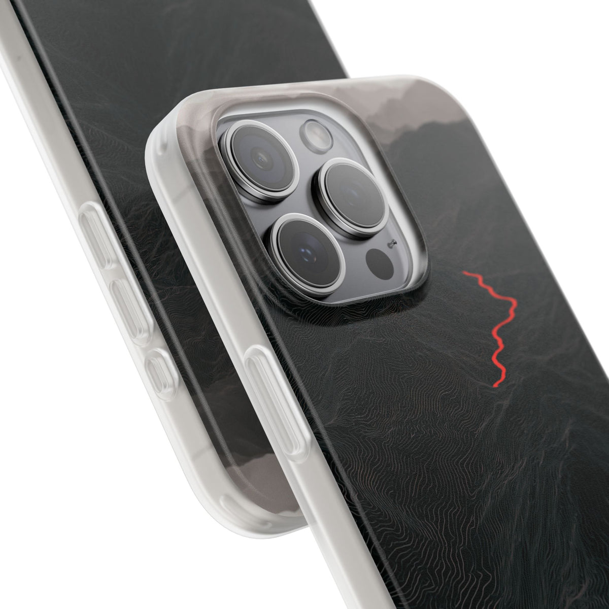 Crimson Ridge Pass · Lite Phone Case for iPhone ·  Black