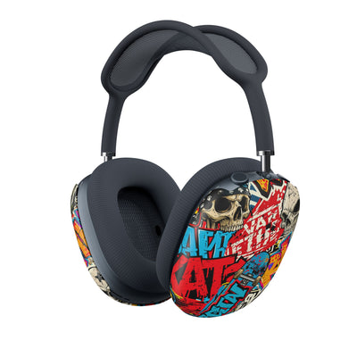 Skate Skull Riot · Hard Case for AirPods Max · Red