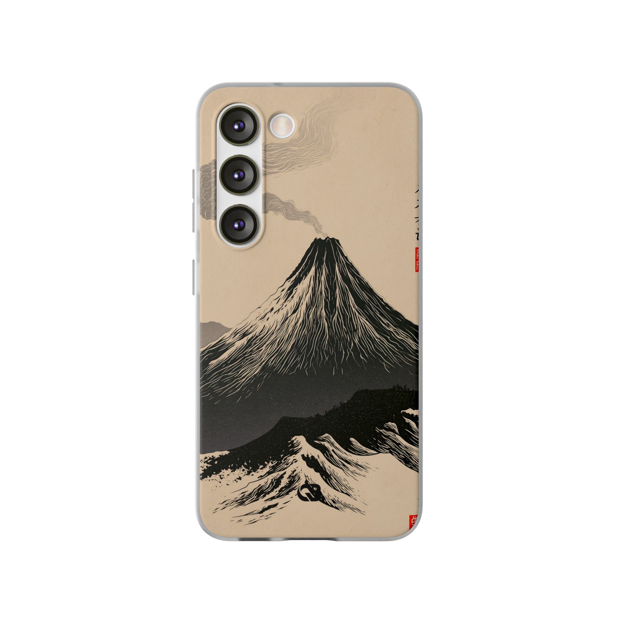 Beige Lite Phone Case for Samsung - Obsidian Ink Summit