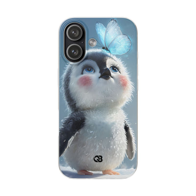Frosty Penguin Glow · Soft Phone Case for iPhone