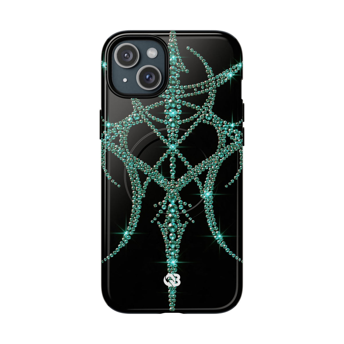 Teal Cyber Sigil · Tough 2.0 Magnetic Phone Case for iPhone · Teal