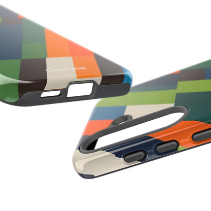 Diagonal Blaze Samsung S25 Case - Tough