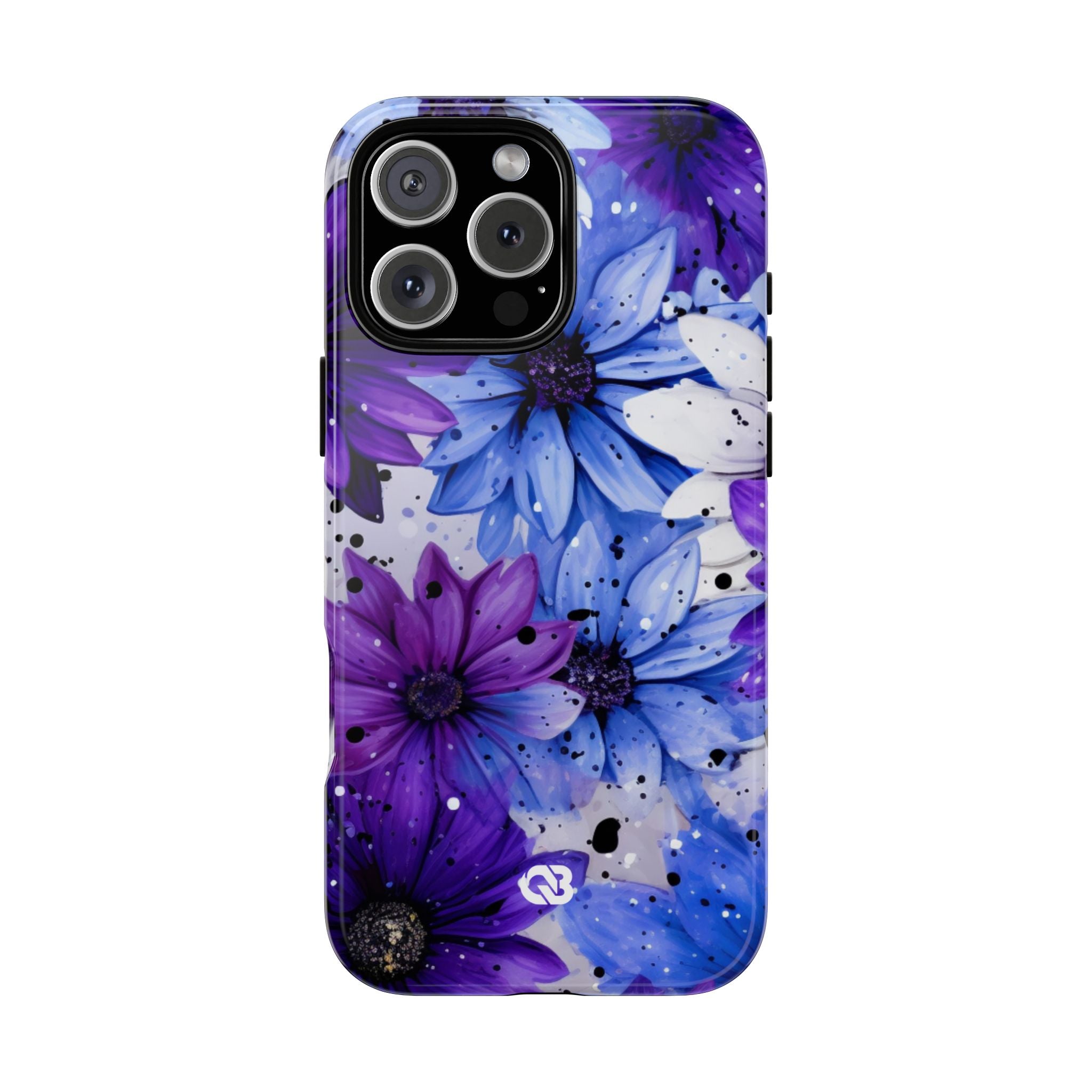 Ink Splatter Blooms · Tough Coque de téléphone pour iPhone