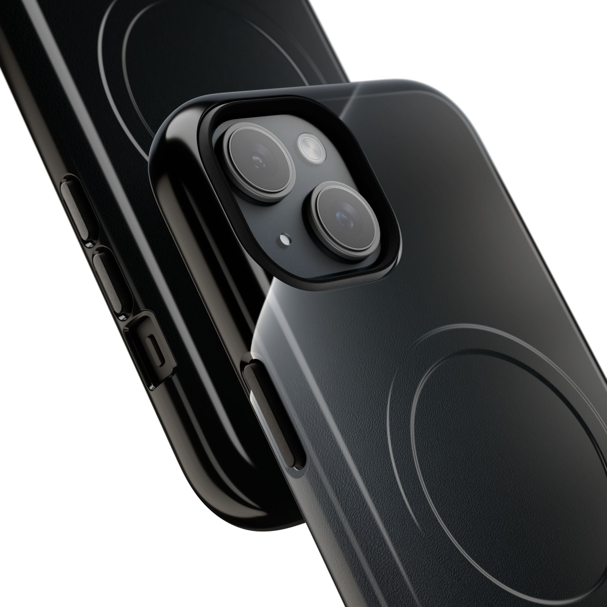Black Tough 2.0 Magsafe Phone Case for iPhone - Obsidian Lunar Arch