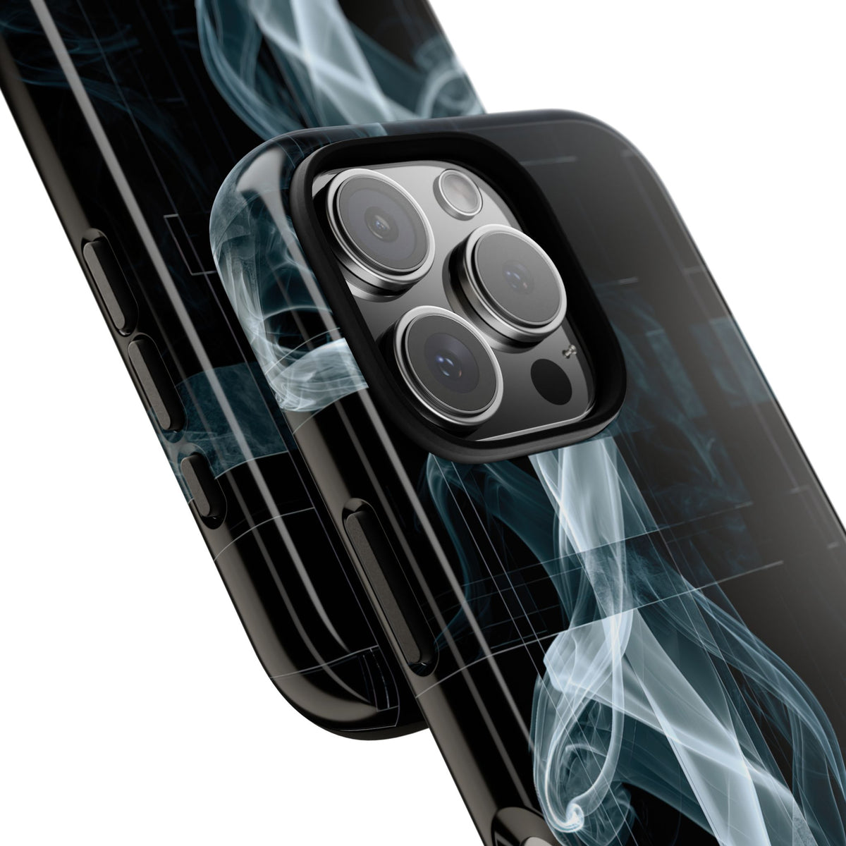 Fractured Smoke · Tough Phone Case for iPhone · Black