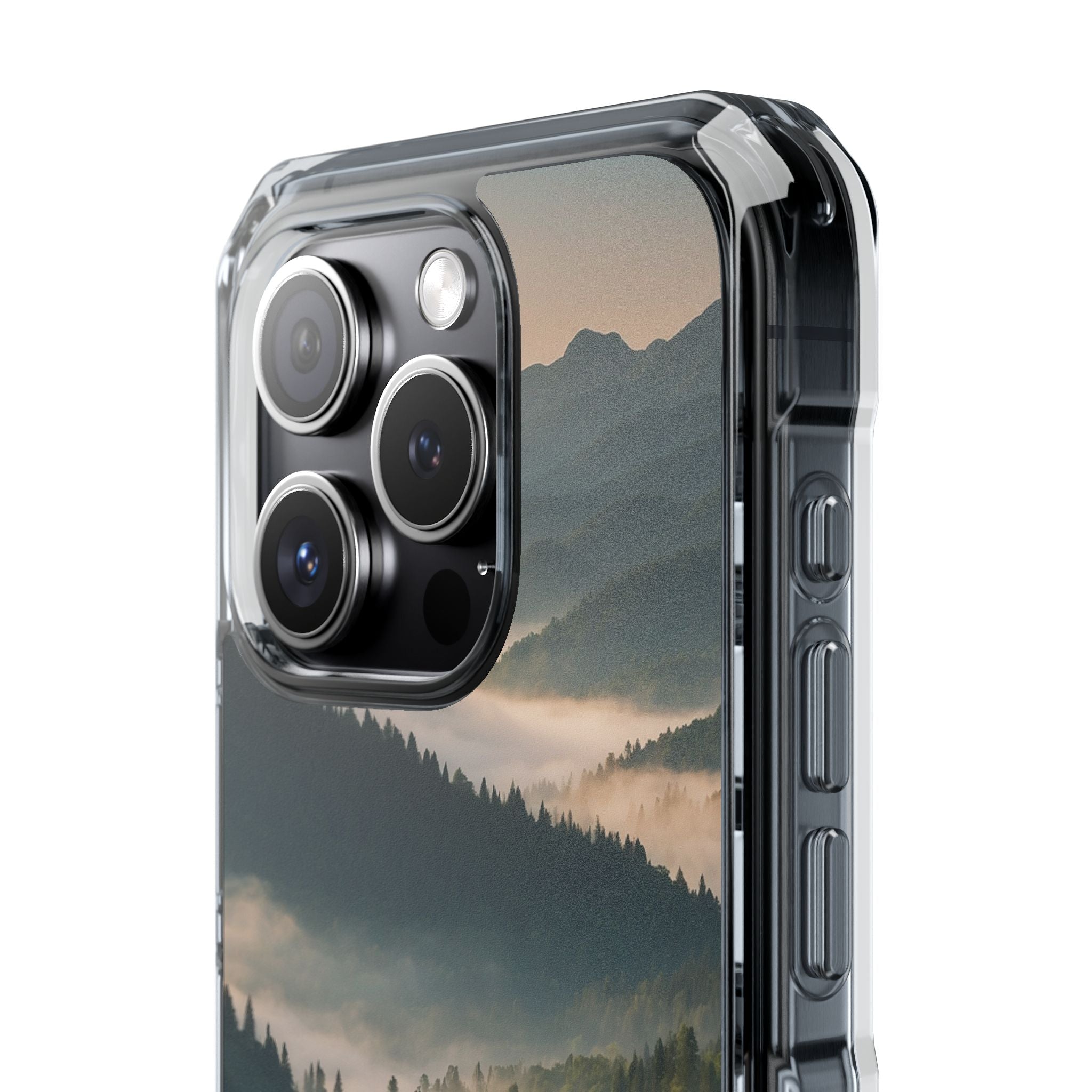 Foggy Mountain Ridge · Impact Handyhülle für iPhone · Magsafe