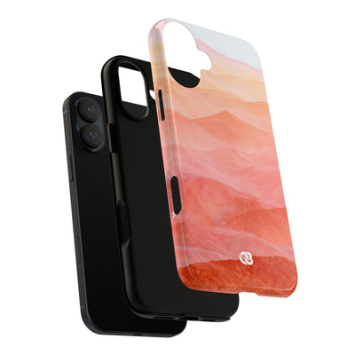 Alpenglow Ridge Vista · Tough Phone Case for iPhone · Orange