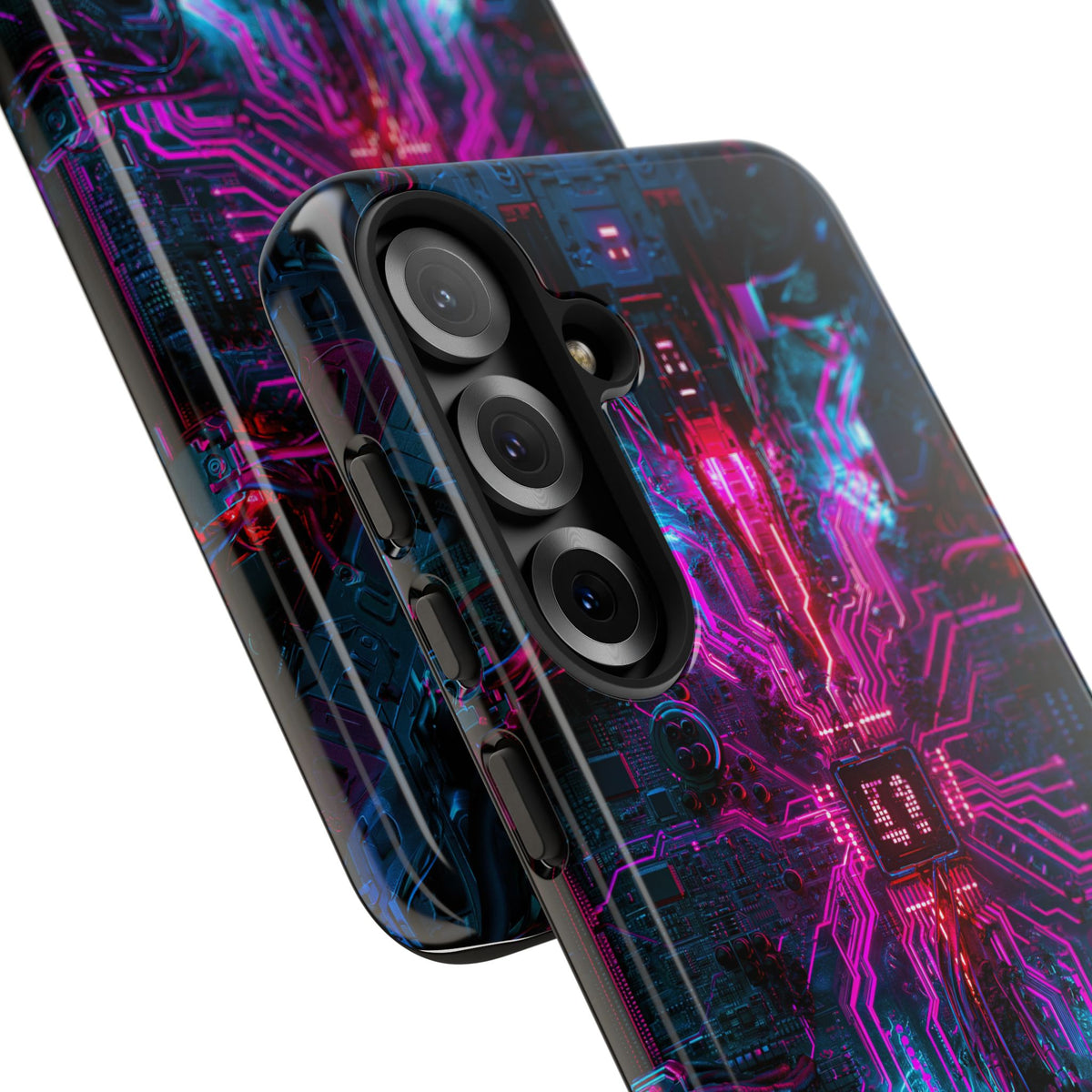 Neural Circuit Core · Tough Phone Case for Samsung · Black