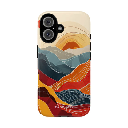 Sunlit Ridges iPhone 16 Case - Tough