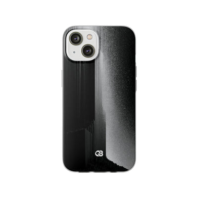 Black Lite Phone Case for iPhone - Brutalist Pixel Monolith