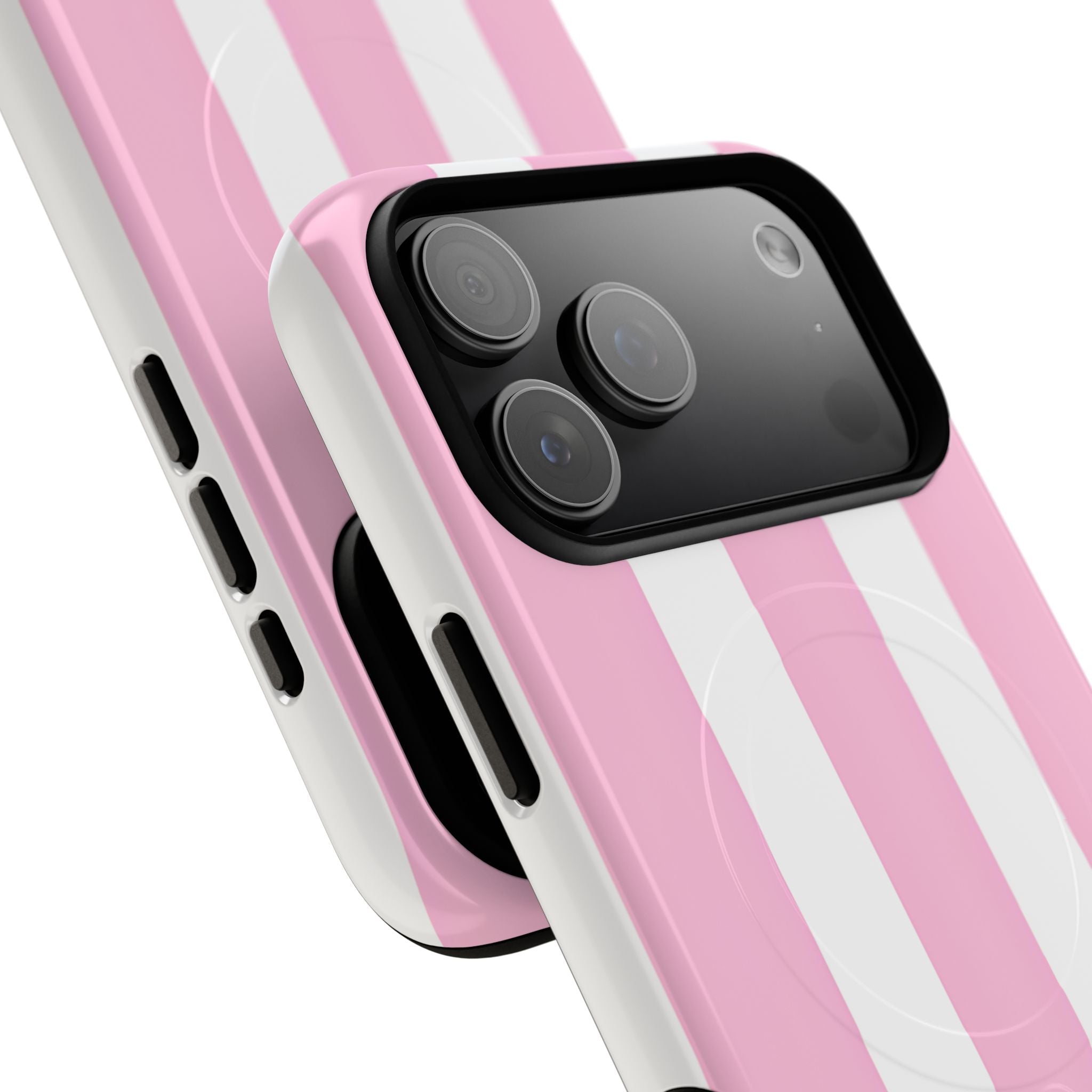 Soft Pink Stripe · Tough+ Magsafe