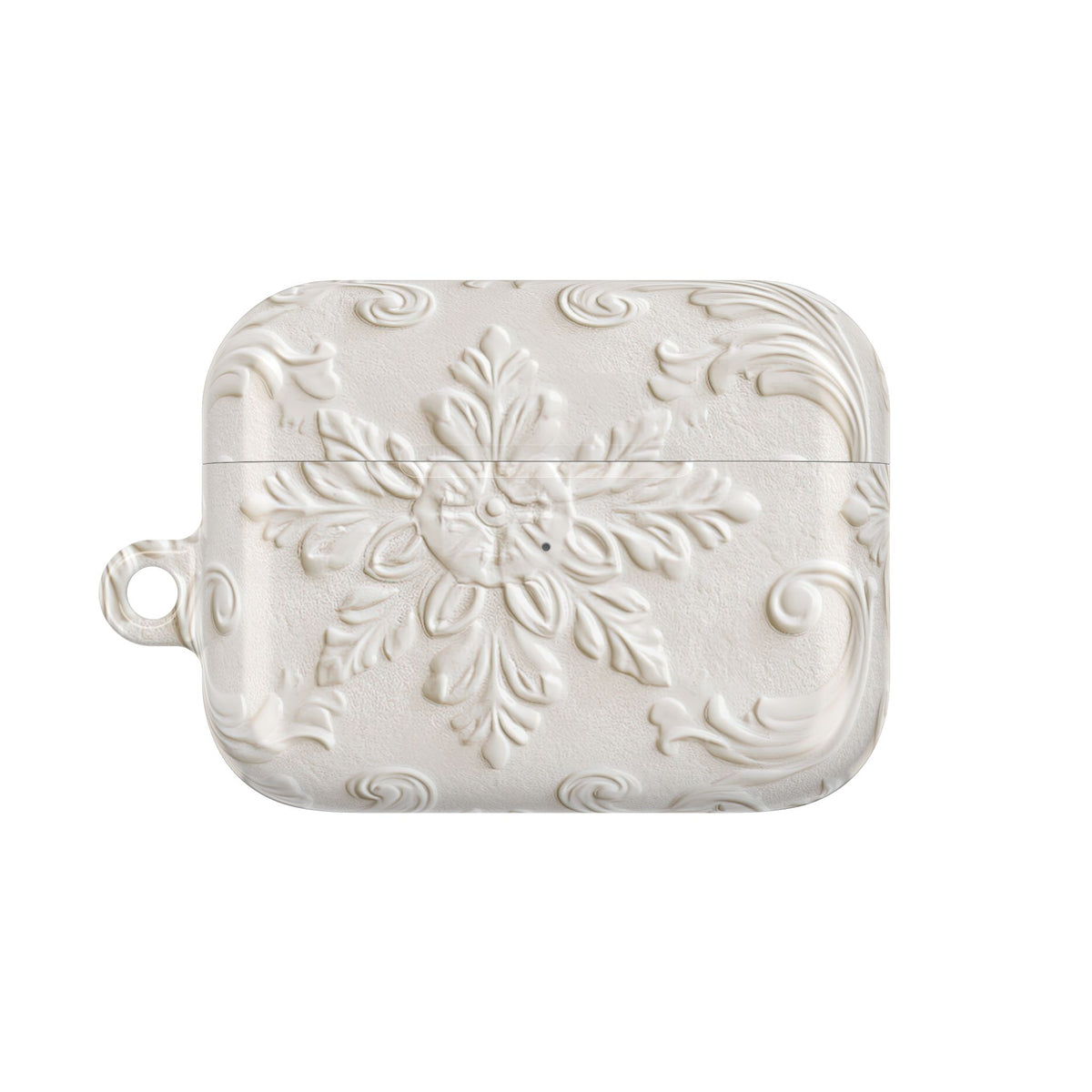Sculpted Acanthus Relief · Hard Case for AirPods & AirPods Pro · White