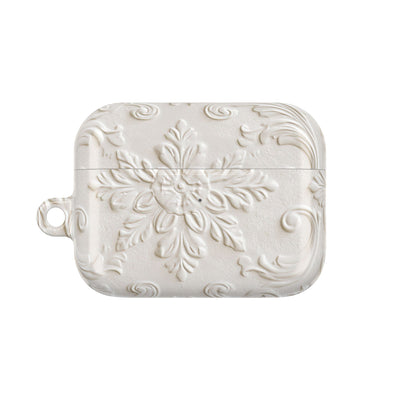 Sculpted Acanthus Relief · Hard Case for AirPods & AirPods Pro · White
