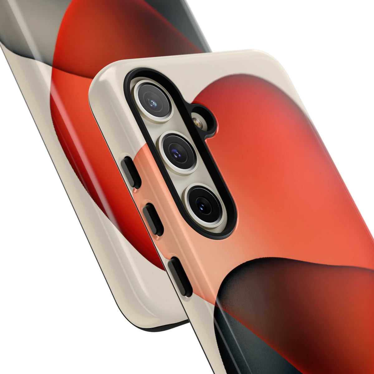 Translucent Crimson Form · Tough Phone Case for Samsung · Red