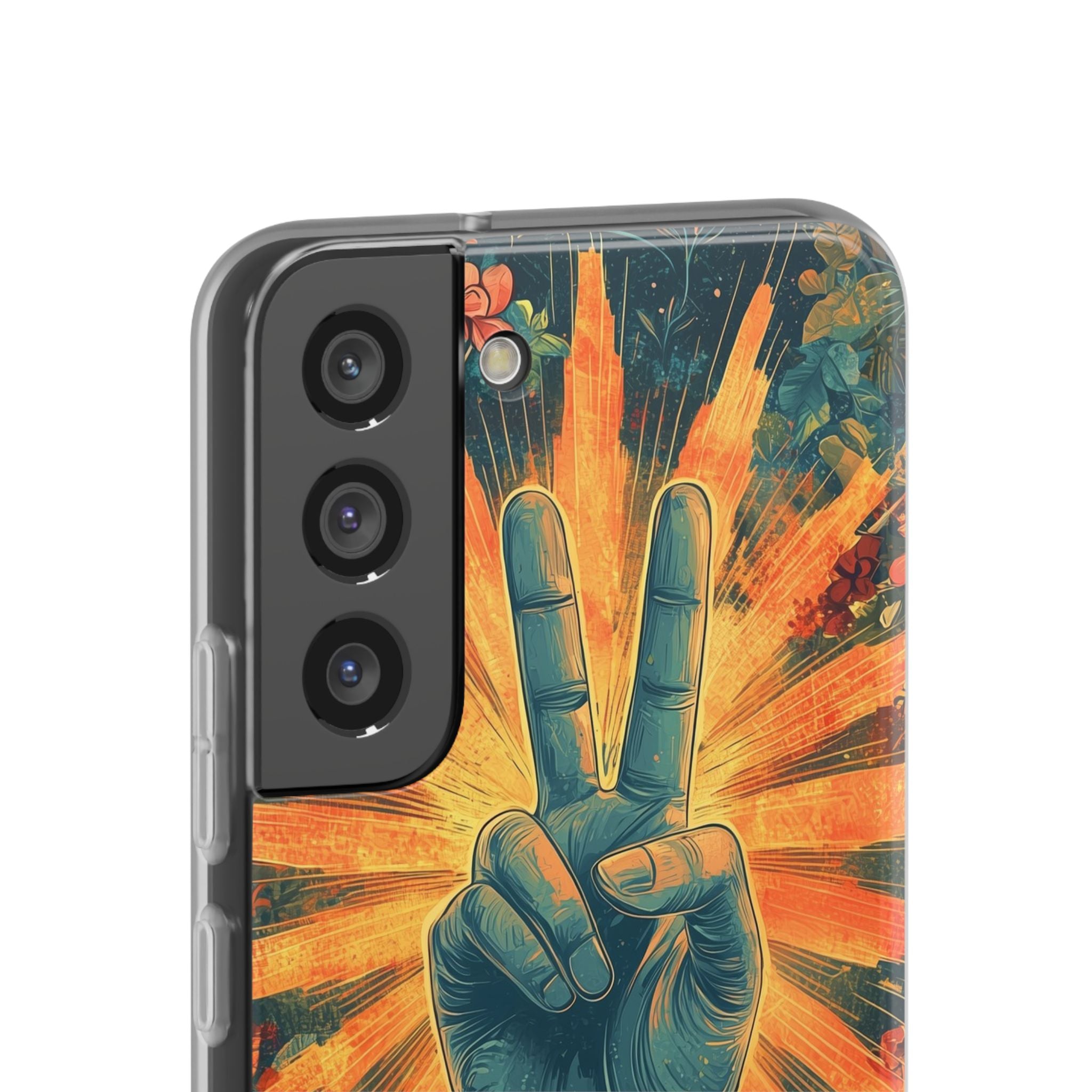 Radiant Peace Bloom · Soft Phone Case for Samsung