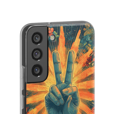 Radiant Peace Bloom · Soft Phone Case for Samsung