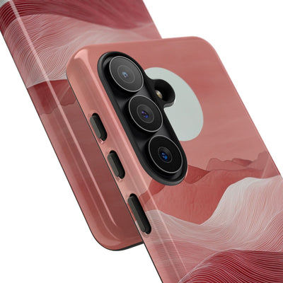 Crimson Dune Horizon · Tough Hoesje voor Samsung