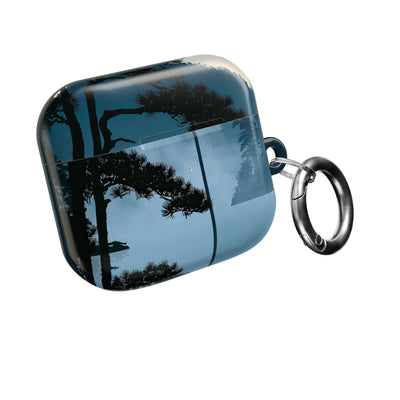 Misty Pine Horizon · Hard Case for AirPods & AirPods Pro · Teal