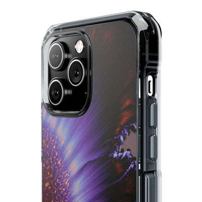 Ethereal Corona · Clear Impact Magnetic Phone Case for iPhone · Purple