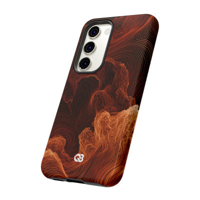 Amber Filament · Tough Phone Case for Samsung · Orange