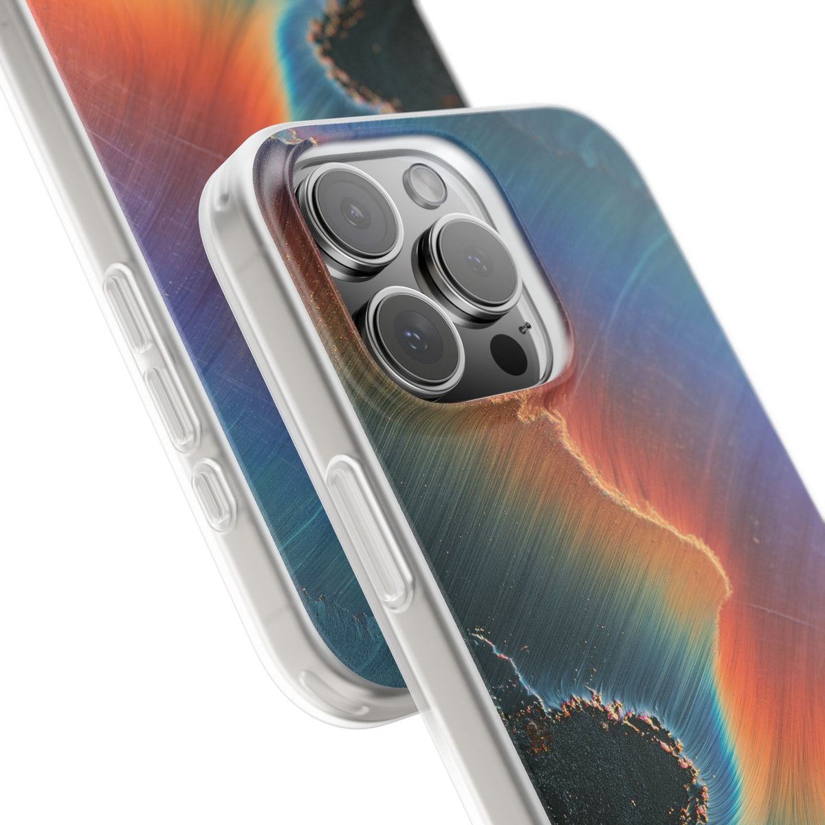 Prismatic Aura Shift · Lite Phone Case for iPhone ·  Blue