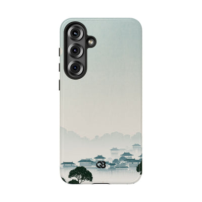 Blue Tough Phone Case for Samsung - Mist Valley Pagoda