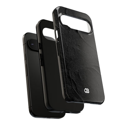 Obsidian Stucco Relief · Tough Phone Case for Pixel ·  Black