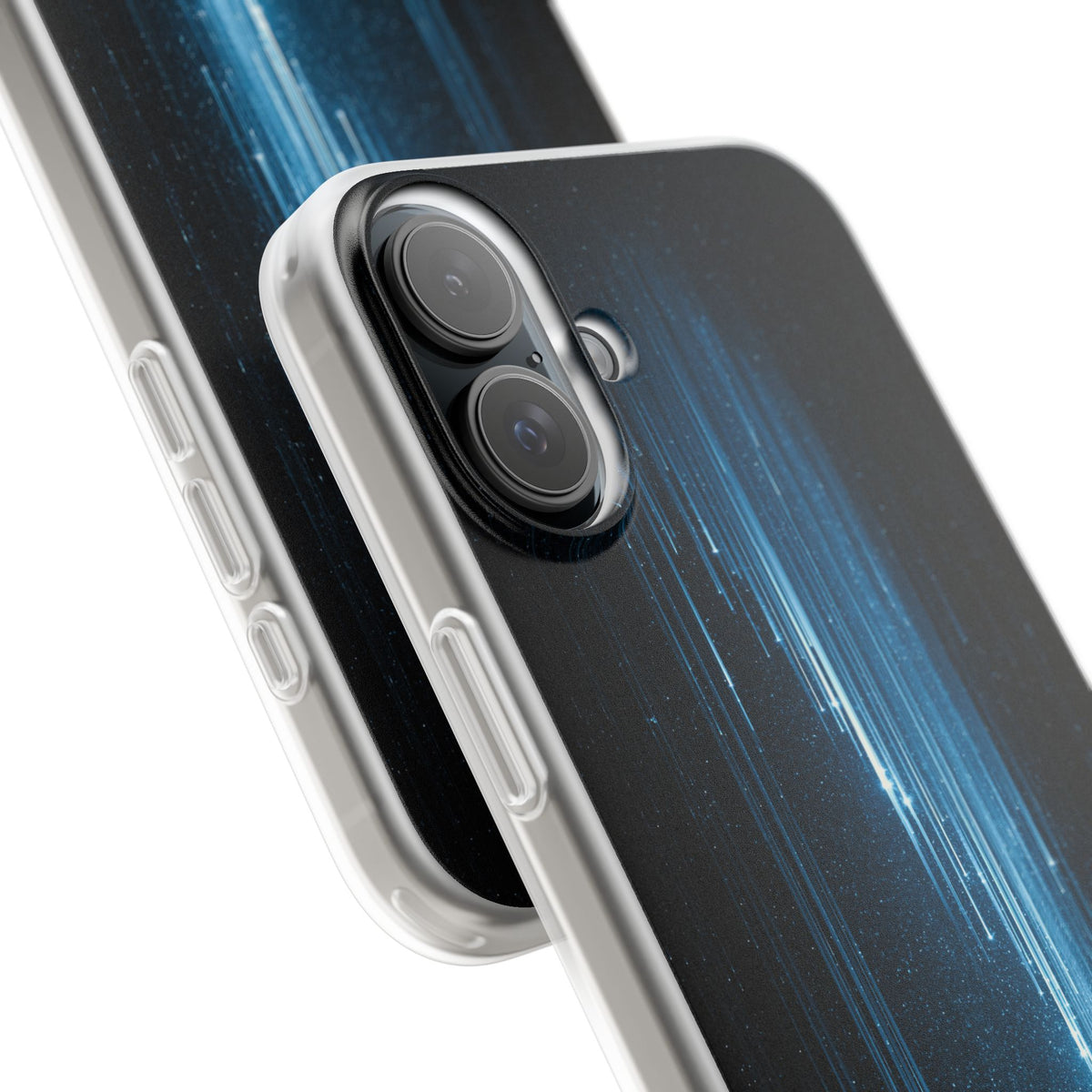 Nocturnal Cascade · Lite Phone Case for iPhone ·  Black